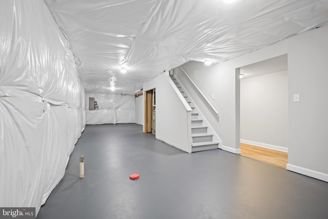 804 Farms River Rd, Front Royal, VA 22630 - finished basement with stairs and baseboards