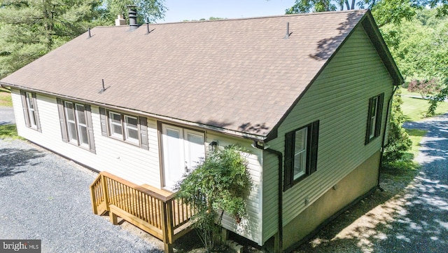 804 Farms River Rd, Front Royal, VA 22630 - back of house featuring a deck and a shingled roof