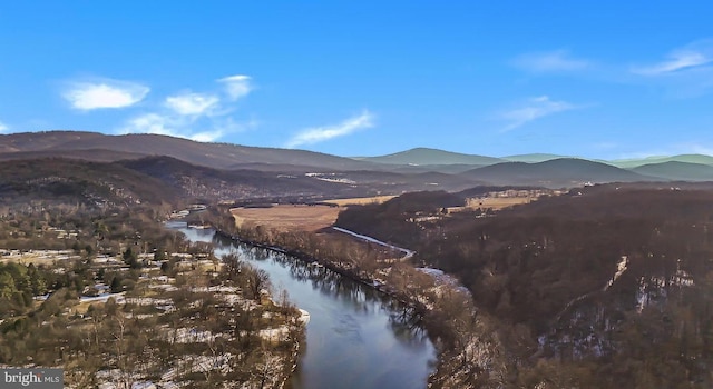 804 Farms River Rd, Front Royal, VA 22630 - mountain view with a nearby body of water
