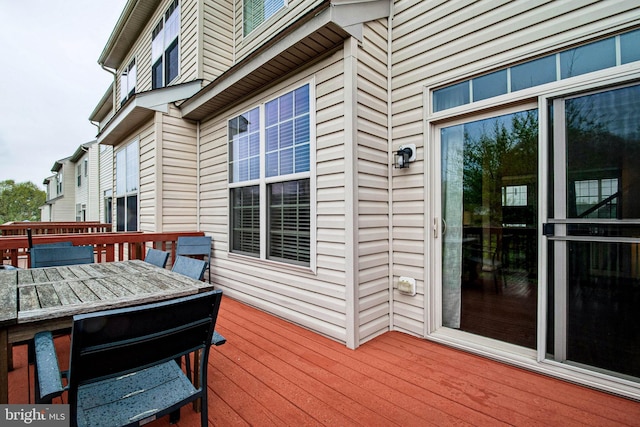 view of deck