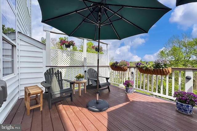 view of deck