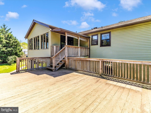 view of deck