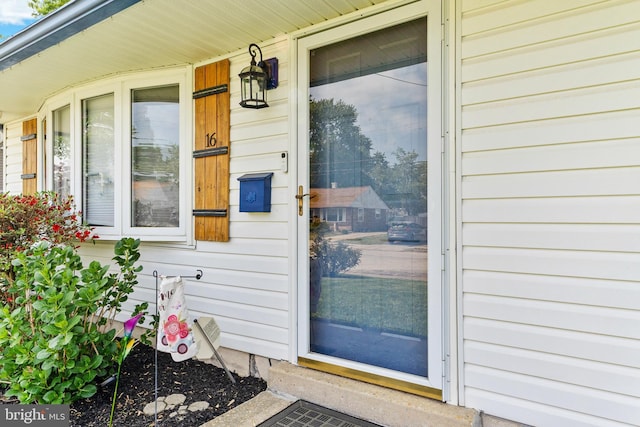 view of entrance to property
