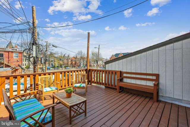 1231 Girard St NW, Washington, DC 20009 - view of wooden terrace