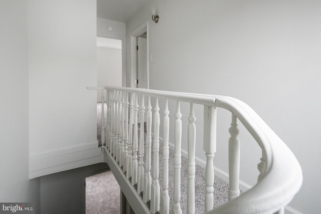 3923 Brown St, Philadelphia, PA 19104 - stairway with baseboards