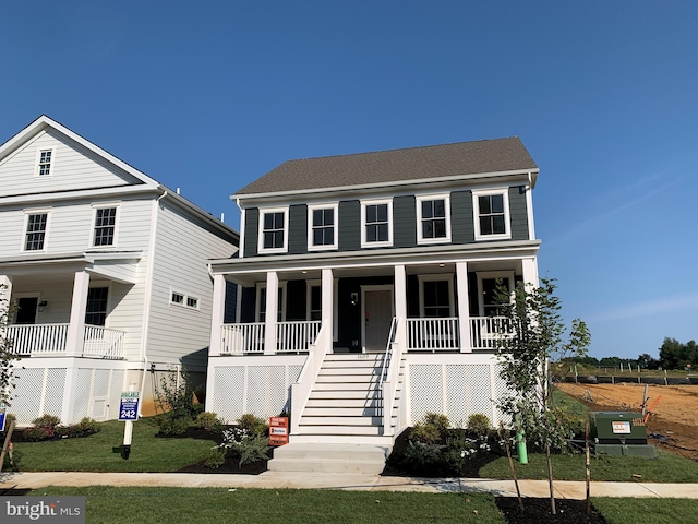 1609 Schwinn St, Middletown, DE 19709 - view of front facade with covered porch and stairway