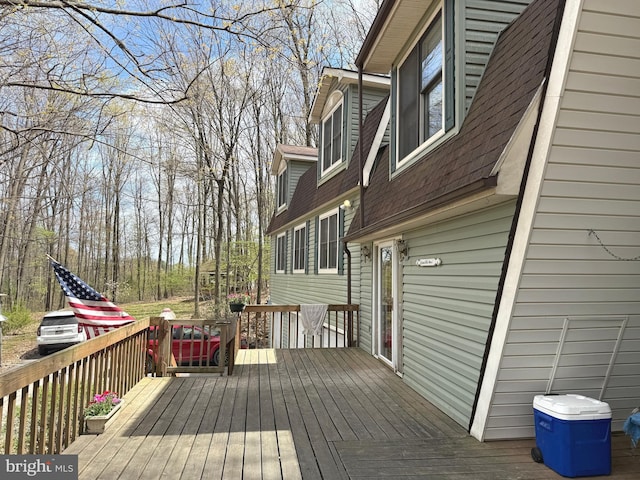 view of deck