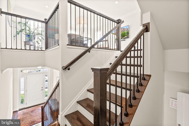 view of stairs