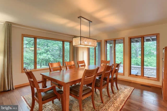 1023 Fairdell Dr, Hummelstown, PA 17036 - dining space featuring hardwood / wood-style flooring and baseboards