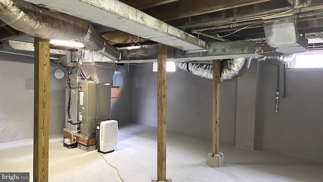 710 Roger St, Salisbury, MD 21804 - basement featuring heating unit
