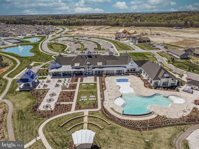 170 Harrier Way Unit 11, Chester, MD 21619 - bird's eye view with a water view and a residential view
