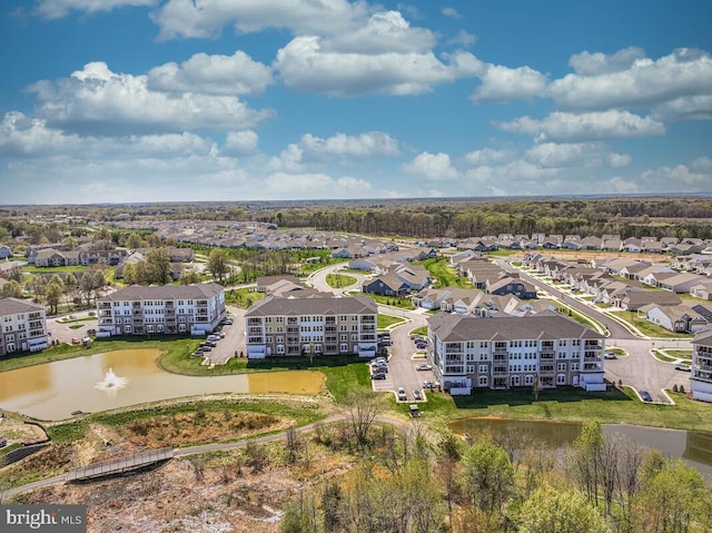 170 Harrier Way Unit 11, Chester, MD 21619 - aerial view featuring a residential view and a water view