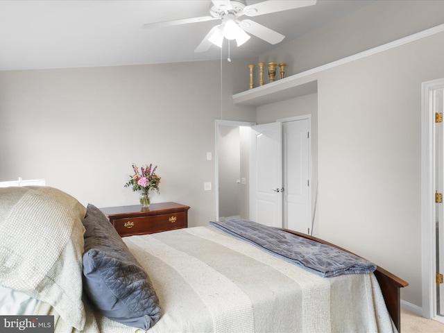 1909 Kenwood Ave Unit 303, Alexandria, VA 22302 - carpeted bedroom featuring a ceiling fan
