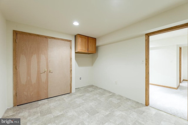 6364 Evangeline Ln, Alexandria, VA 22312 - unfurnished bedroom with a closet and recessed lighting