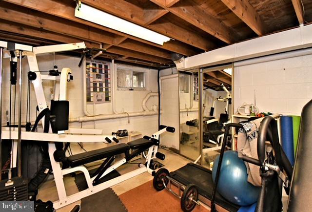 view of exercise room