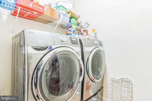 41430 Whimsical Ct, Leonardtown, MD 20650 - laundry area with washer and dryer and laundry area