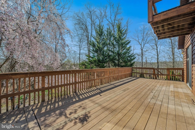 384 Meandering Ln, Hedgesville, WV 25427 - view of wooden deck