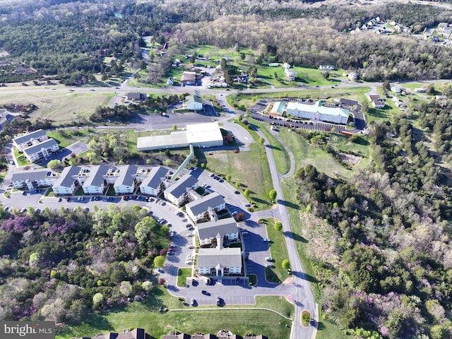 bird's eye view featuring a residential view