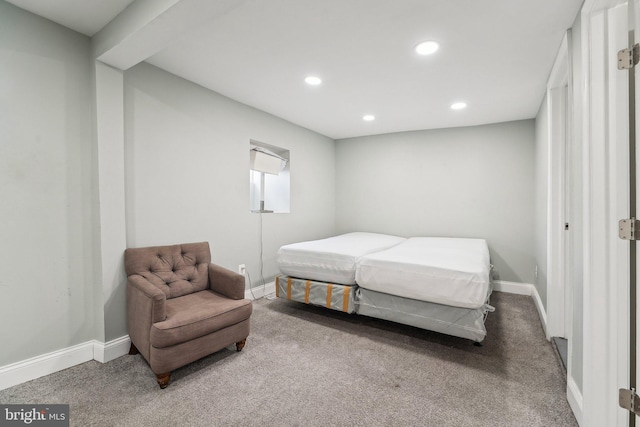 2519 Reisterstown Rd, Baltimore, MD 21217 - carpeted bedroom featuring recessed lighting and baseboards