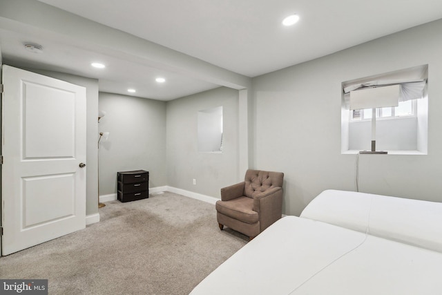 2519 Reisterstown Rd, Baltimore, MD 21217 - carpeted bedroom featuring recessed lighting and baseboards