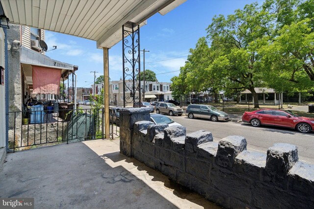 5449 Race St, Philadelphia, PA 19139 - view of patio featuring a residential view