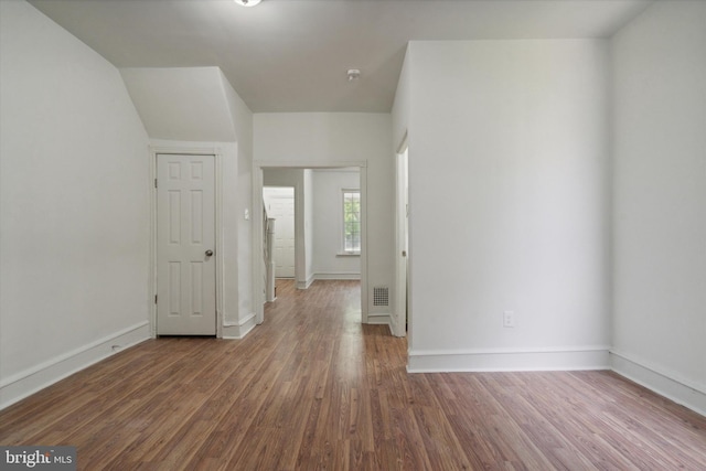 5449 Race St, Philadelphia, PA 19139 - spare room with visible vents, baseboards, and wood finished floors