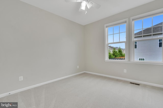 42482 Benfold Sq, Ashburn, VA 20148 - empty room featuring baseboards, carpet, and ceiling fan