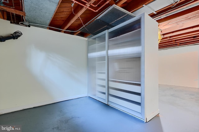 1122 Bellemore Rd, Baltimore, MD 21210 - view of unfinished basement