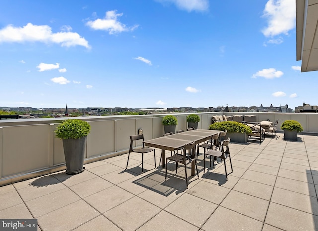1401 R St NW Unit 304, Washington, DC 20009 - view of patio / terrace with outdoor lounge area