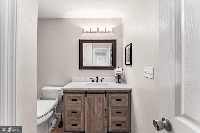 129 Prince Georges Dr, Dagsboro, DE 19939 - half bathroom featuring toilet and vanity