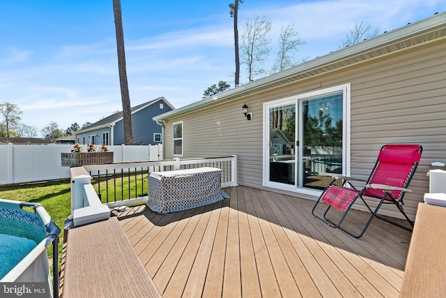 129 Prince Georges Dr, Dagsboro, DE 19939 - deck with fence