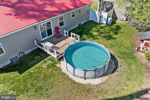 129 Prince Georges Dr, Dagsboro, DE 19939 - pool with a yard and a deck