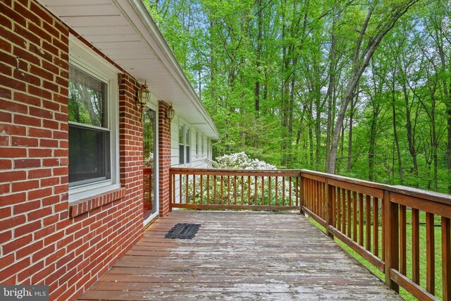 view of deck