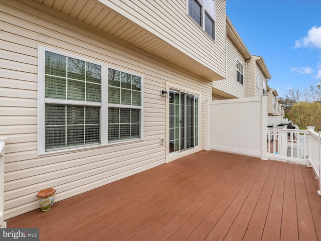 view of deck