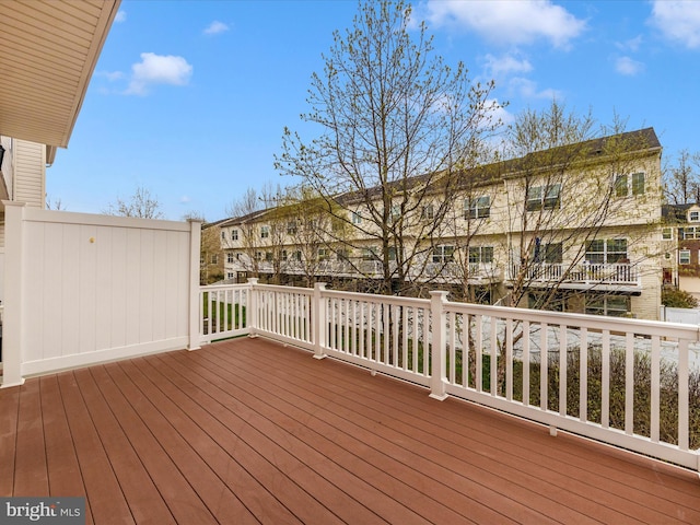 view of deck