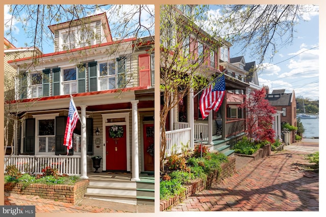 88 Market St, Annapolis, MD 21401 - italianate home with covered porch