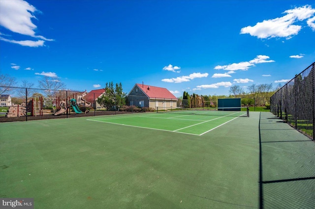 1806 Monocacy View Cir Unit 41A, Frederick, MD 21701 - view of tennis court featuring fence and playground community