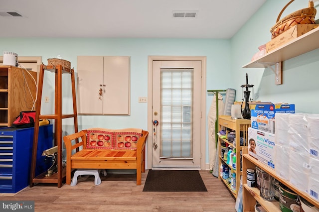 135 Cleremont Dr, Fredericksburg, VA 22405 - interior space featuring visible vents and wood finished floors
