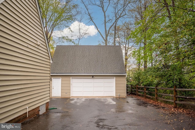 135 Cleremont Dr, Fredericksburg, VA 22405 - garage with driveway and fence