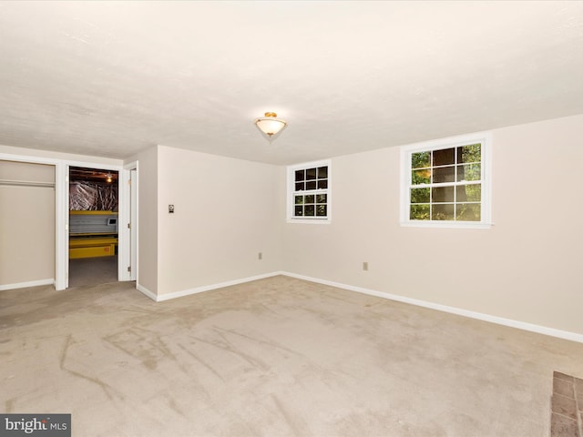 interior space featuring baseboards and visible vents