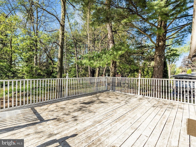 view of deck
