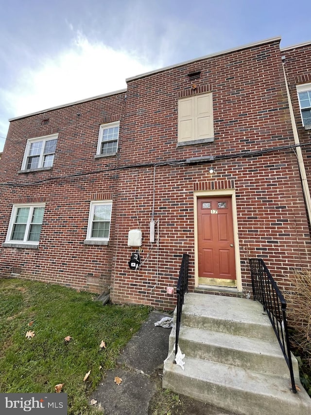 100 Park Blvd Unit 17D, Cherry Hill, NJ 08034 - view of front of home with brick siding