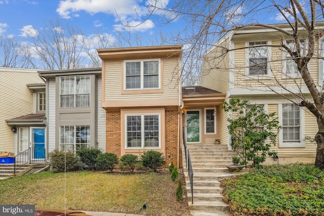 3 Casino Ct, Silver Spring, MD 20906 - view of front of home with brick siding and a front yard