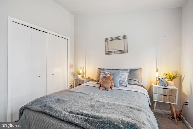 3 Casino Ct, Silver Spring, MD 20906 - bedroom with a closet, baseboards, and carpet