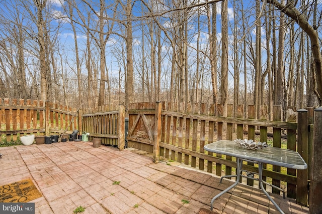 3 Casino Ct, Silver Spring, MD 20906 - view of patio with fence