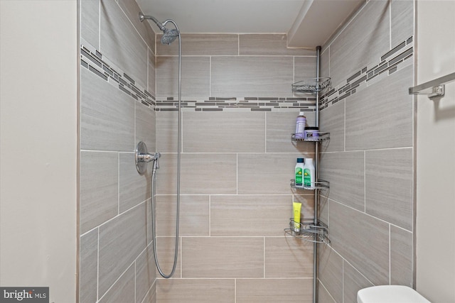4935 New Hampshire Ave NW, Washington, DC 20011 - bathroom with a tile shower and toilet