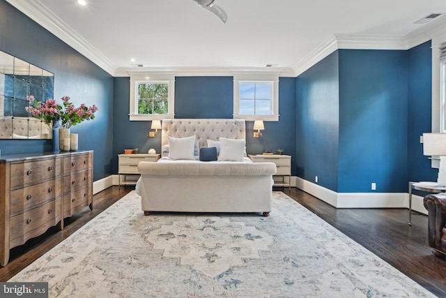4777 33rd St N, Arlington, VA 22207 - bedroom featuring visible vents, wood finished floors, and baseboards