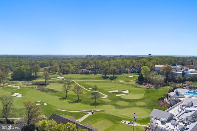 4777 33rd St N, Arlington, VA 22207 - drone / aerial view with view of golf course