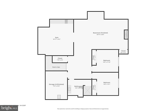 4777 33rd St N, Arlington, VA 22207 - view of layout