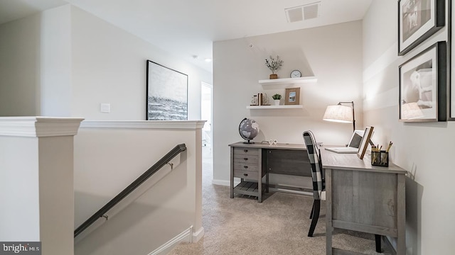 107 Hulme St, Mount Holly, NJ 08060 - office featuring light carpet, visible vents, and baseboards